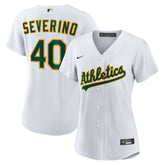 MLB Luis Severino Athletics Nike Women's Home Replica Jersey - White