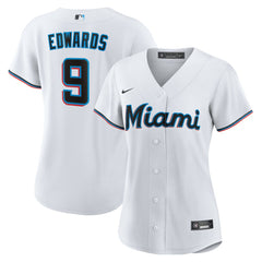 Xavier Edwards Miami Marlins Nike Women's Home Replica Jersey - White Jerseys