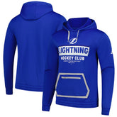 NHL Tampa Bay Lightning adidas Team Pullover Hoodie - Blue