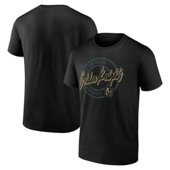 NHL Vegas Golden Knights Color Block Puck T-Shirt - Black