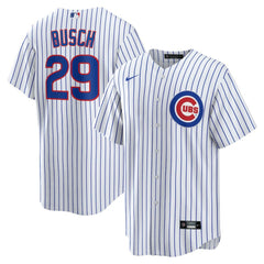 MLB Michael Busch Chicago Cubs Nike Home Replica Jersey - White