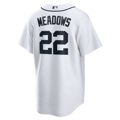 MLB Parker Meadows Detroit Tigers Nike Home Replica Jersey - White