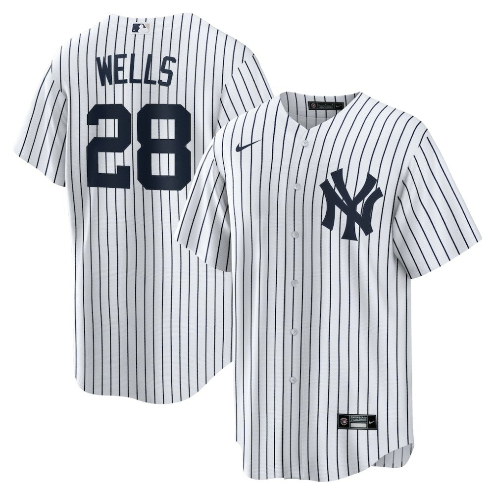 MLB Austin Wells New York Yankees Nike Home Replica Jersey - White