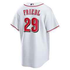 MLB TJ Friedl Cincinnati Reds Nike Home Replica Jersey - White