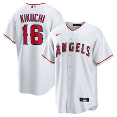 MLB Yusei Kikuchi Los Angeles Angels Nike Home Replica Jersey - White