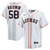 MLB Hunter Brown Houston Astros Nike Home Replica Jersey - White