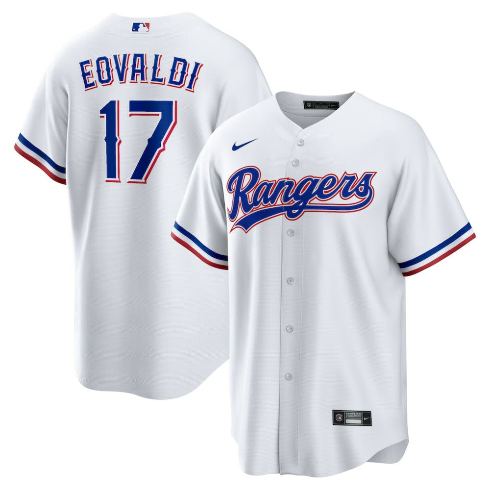 MLB Nathan Eovaldi Texas Rangers Nike Home Replica Player Jersey - White