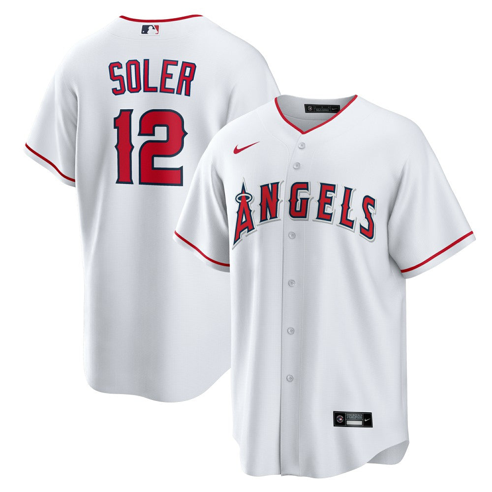 MLB Jorge Soler Los Angeles Angels Nike Home Replica Jersey - White