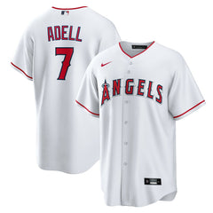 MLB Jo Adell Los Angeles Angels Nike Home Replica Jersey - White