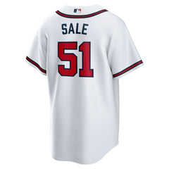 MLB Chris Sale Atlanta Braves Nike Home Replica Jersey - White
