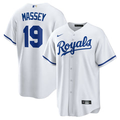 Michael Massey Kansas City Royals Nike Home Replica Jersey - White Jerseys