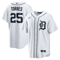 MLB Gleyber Torres Detroit Tigers Nike Home Replica Jersey - White