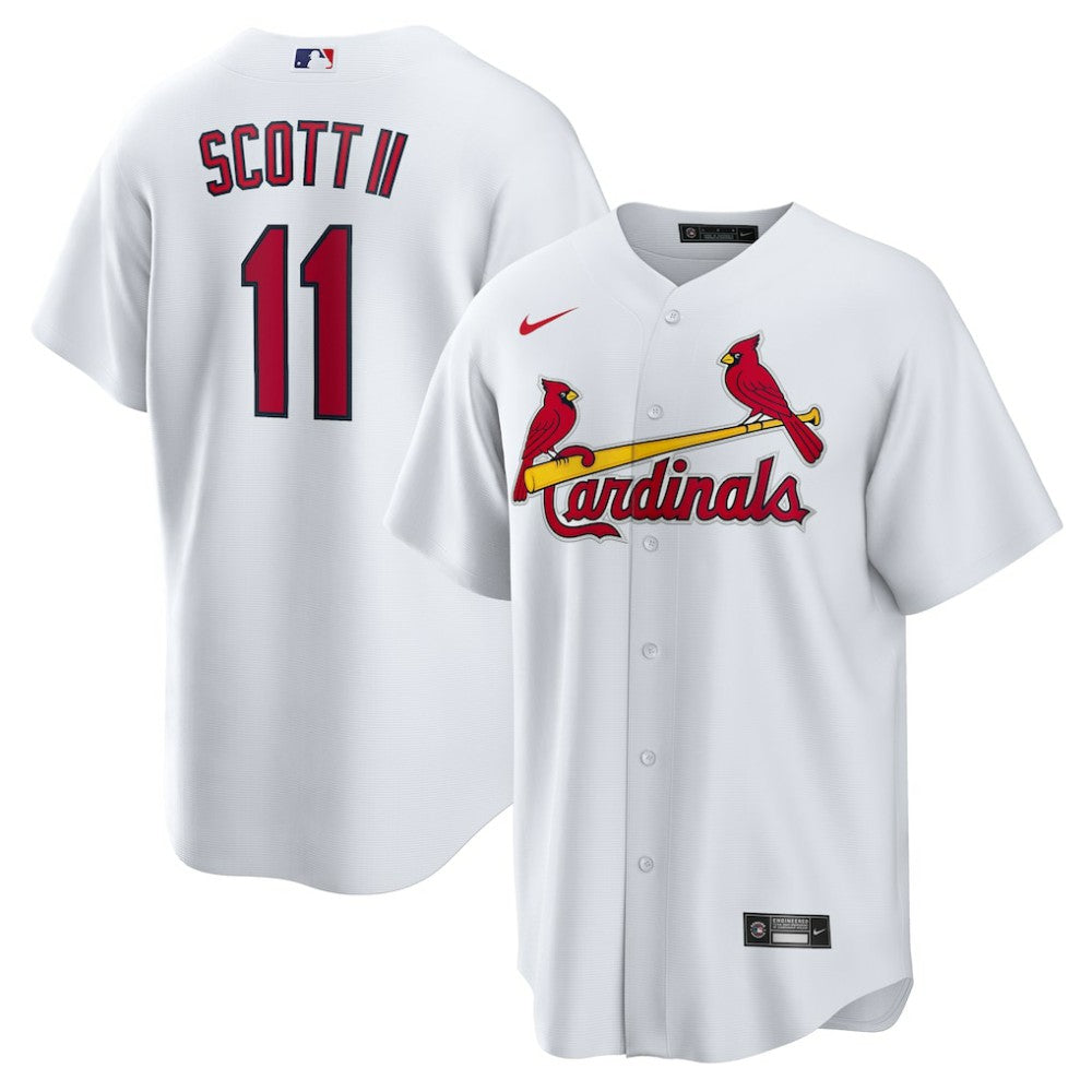 MLB Victor Scott II St. Louis Cardinals Nike Home Replica Jersey - White