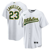 MLB Shea Langeliers Athletics Nike Home Replica Jersey - White
