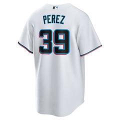 MLB Eury Perez Miami Marlins Nike Home Replica Jersey - White
