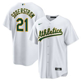 MLB Tyler Soderstrom Athletics Nike Home Replica Jersey - White