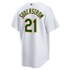 MLB Tyler Soderstrom Athletics Nike Home Replica Jersey - White