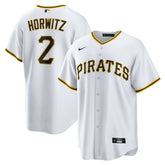 MLB Spencer Horwitz Pittsburgh Pirates Nike Home Replica Jersey - White