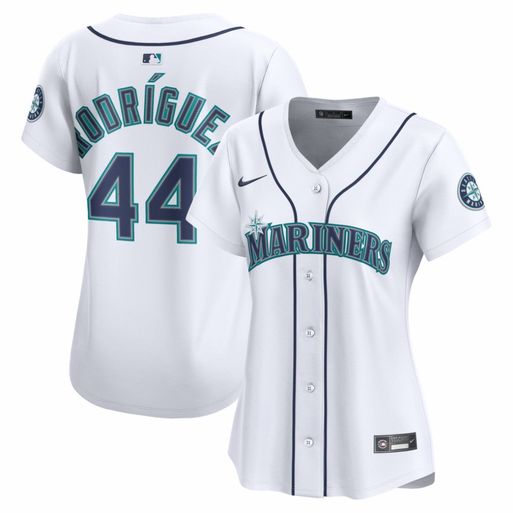 MLB Julio Rodr¨ªguez Seattle Mariners Nike Women's Home Limited Jersey - White
