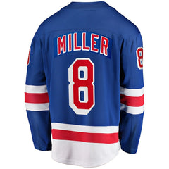 NHL J.T. Miller New York Rangers Fanatics Home Breakaway Jersey - Blue