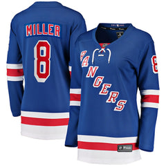 NHL J.T. Miller New York Rangers Fanatics Women's Home Breakaway Player Jersey - Blue