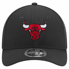 Chicago Bulls 9FORTY Stock M-Crown Adjustable Hat Black