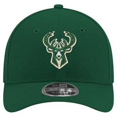 Milwaukee Bucks 9FORTY Stock M-Crown Adjustable Hat Hunter Green