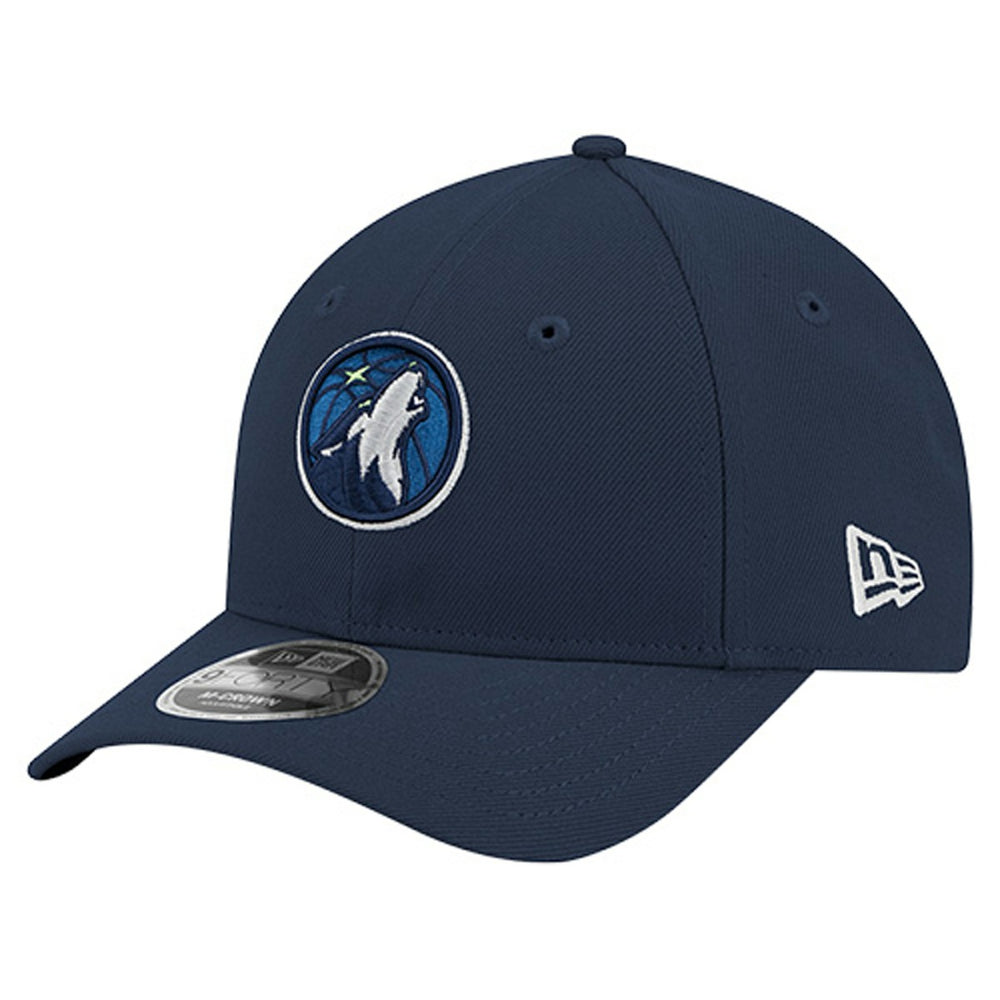 Minnesota Timberwolves 9FORTY Stock M-Crown Adjustable Hat Navy