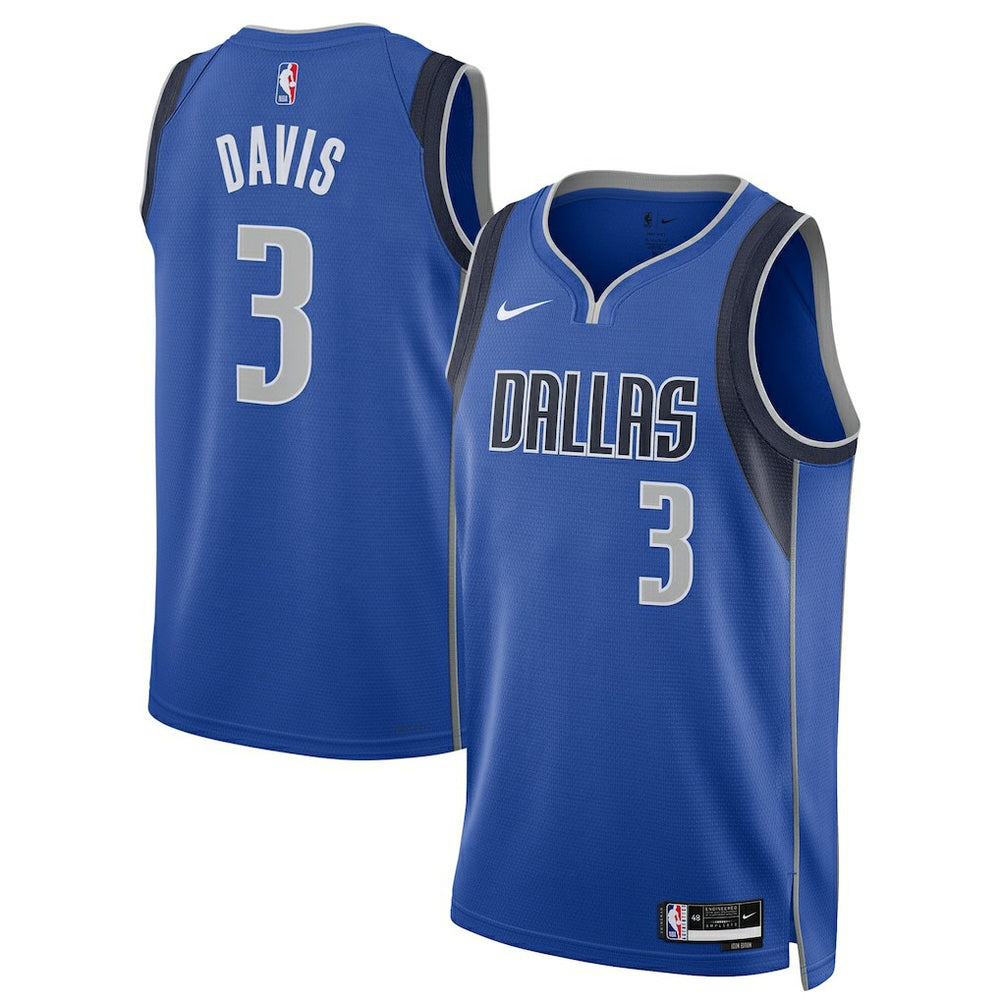 NBA Anthony Davis Dallas Mavericks Unisex Swingman Player Jersey sale - Icon Editi- Blue