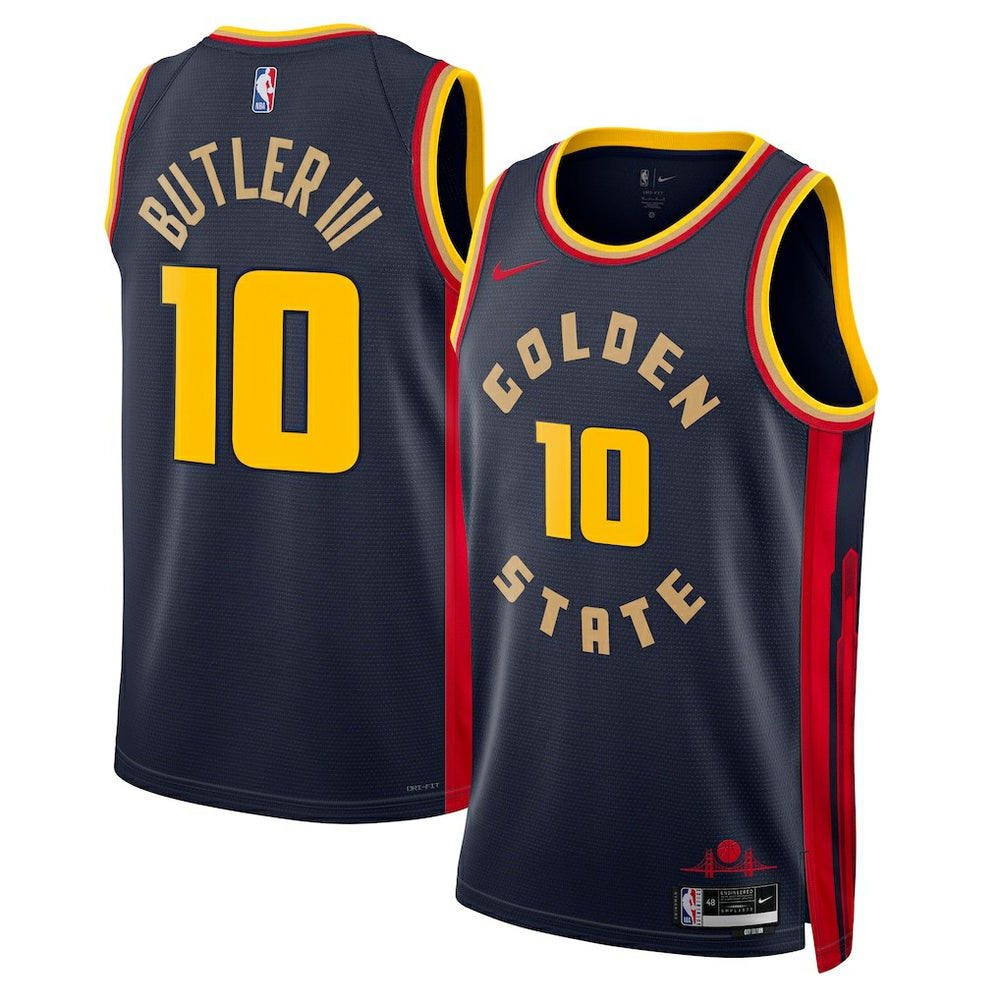 NBA Jimmy Butler Golden State Warriors Unisex Swingman Jersey sale - City Editi- Navy