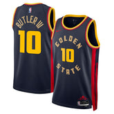 Jimmy Butler Golden State Warriors Unisex Swingman Jersey City Editi- Navy