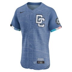 MLB Dylan Crews Washington Nationals Nike 2025 City Connect Elite Player Jersey - Blue
