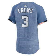 MLB Dylan Crews Washington Nationals Nike 2025 City Connect Elite Player Jersey - Blue