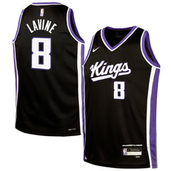 NBA Zach LaVine Sacramento Kings Youth Swingman Jersey - Icon Edition - Black