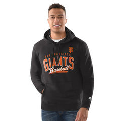 San Francisco Giants Starter Classic Pullover Hoodie - Black Hoodies