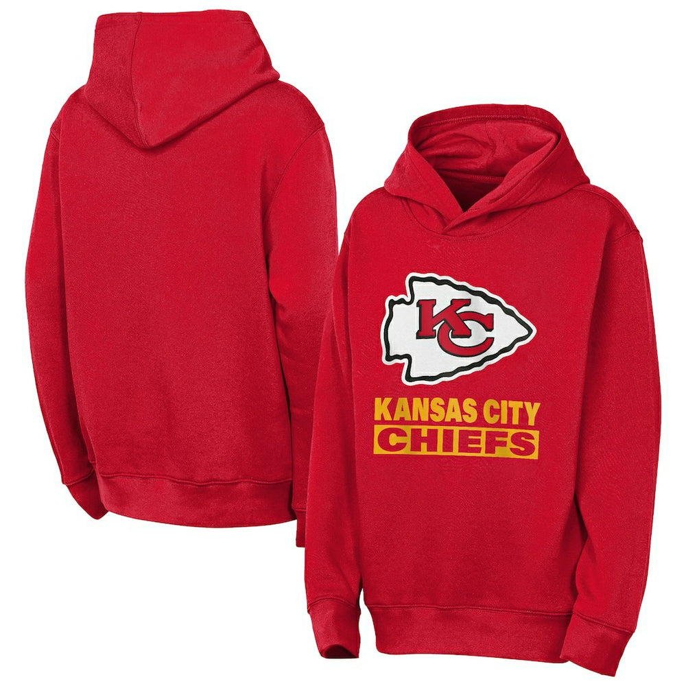 Kansas City Chiefs Outerstuff Youth Back to Basics Hoodie Red