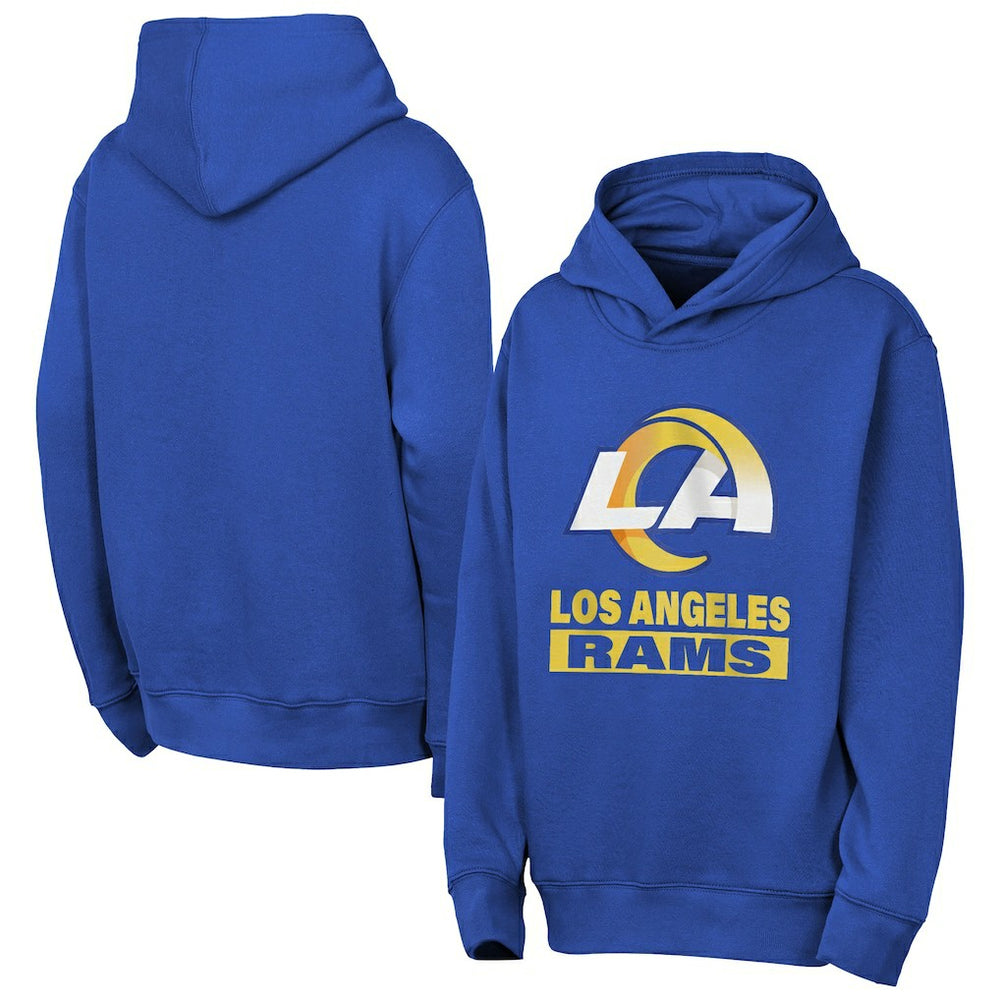Los Angeles Rams Outerstuff Youth Back to Basics Hoodie Royal