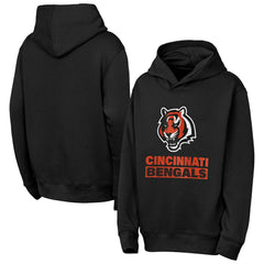 Cincinnati Bengals Outerstuff Youth Back to Basics Hoodie Black