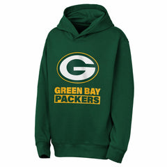 Green Bay Packers Outerstuff Youth Back to Basics Hoodie Green