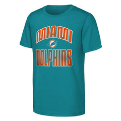 Miami Dolphins Outerstuff Youth Never Quit 2-Pack T-Shirt Set Aqua