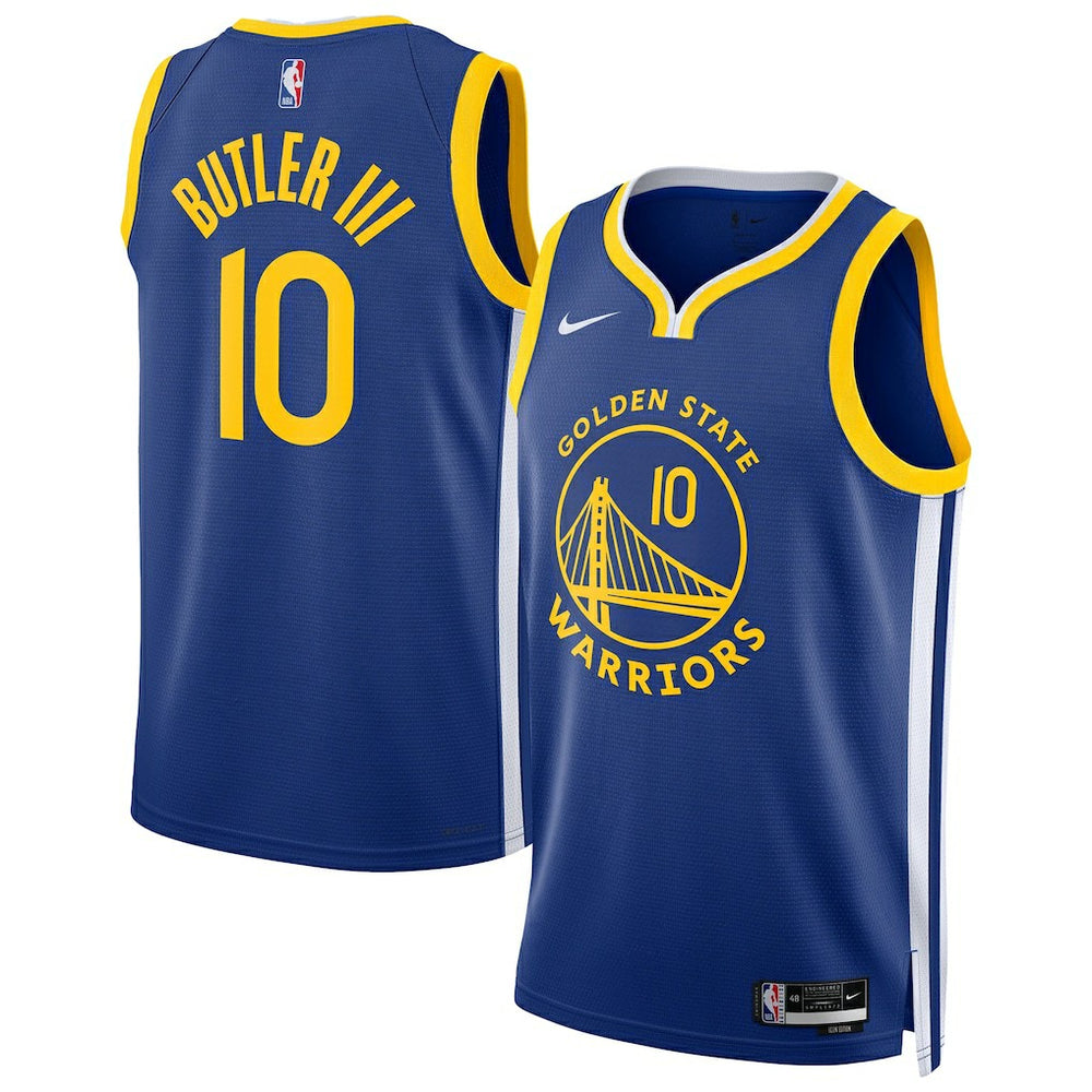 NBA Jimmy Butler III Golden State Warriors Male Swingman Player Jersey sale - Icon Editi- Royal