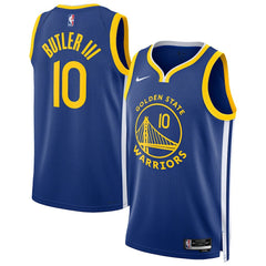 NBA Jimmy Butler III Golden State Warriors Male Swingman Player Jersey sale - Icon Editi- Royal