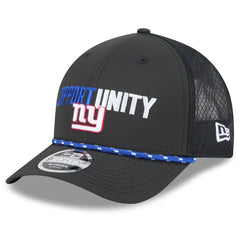 New York Giants New Era 2025 Inspire Change 9FORTY M-Crown Adjustable Hat Black