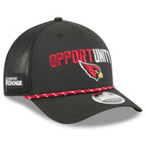 Arizona Cardinals New Era 2025 Inspire Change 9FORTY M-Crown Adjustable Hat Black
