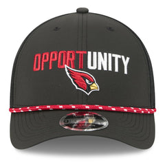 Arizona Cardinals New Era 2025 Inspire Change 9FORTY M-Crown Adjustable Hat Black
