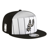 San Antonio Spurs Youth 2025 NBA Tip Off Split Panel 9FIFTY Snapback Hat White/Black