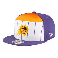 Phoenix Suns Youth 2025 NBA Tip Off Split Panel 9FIFTY Snapback Hat White/Purple