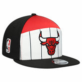 Chicago Bulls Youth 2025 NBA Tip Off Split Panel 9FIFTY Snapback Hat White/Black