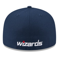 Washington Wizards 2025 NBA Tip Off Split Panel 59FIFTY Fitted Hat White/Navy