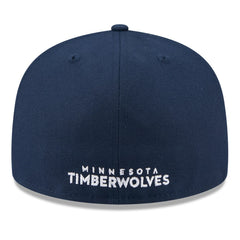 Minnesota Timberwolves 2025 NBA Tip Off Split Panel 59FIFTY Fitted Hat White/Navy